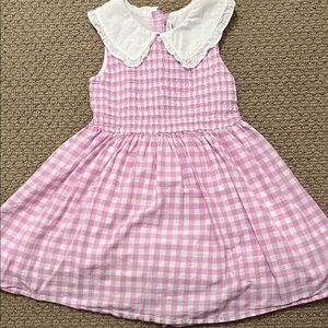Janie and Jack Purple Gingham Dress